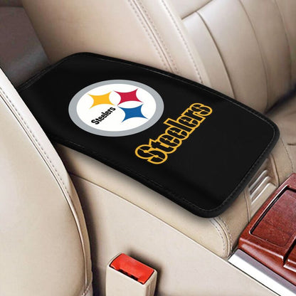 Pittsburgh Steelers Printing car armrest box protective pad