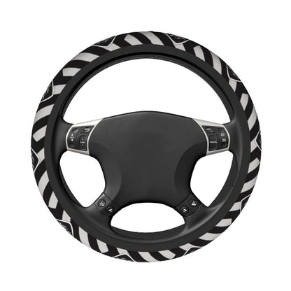 Las Vegas Raiders Printed elastic steering wheel cover car steering wheel protective cover