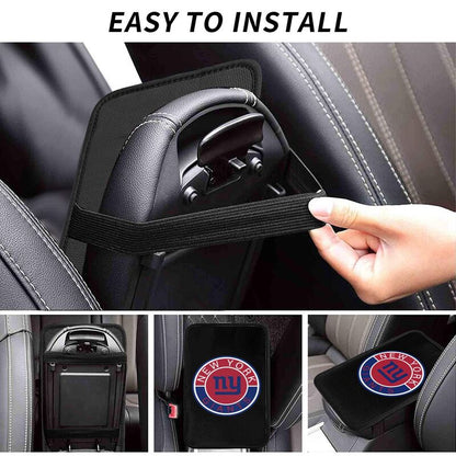 New York Giants print car armrest protective cover Car center console armrest pad