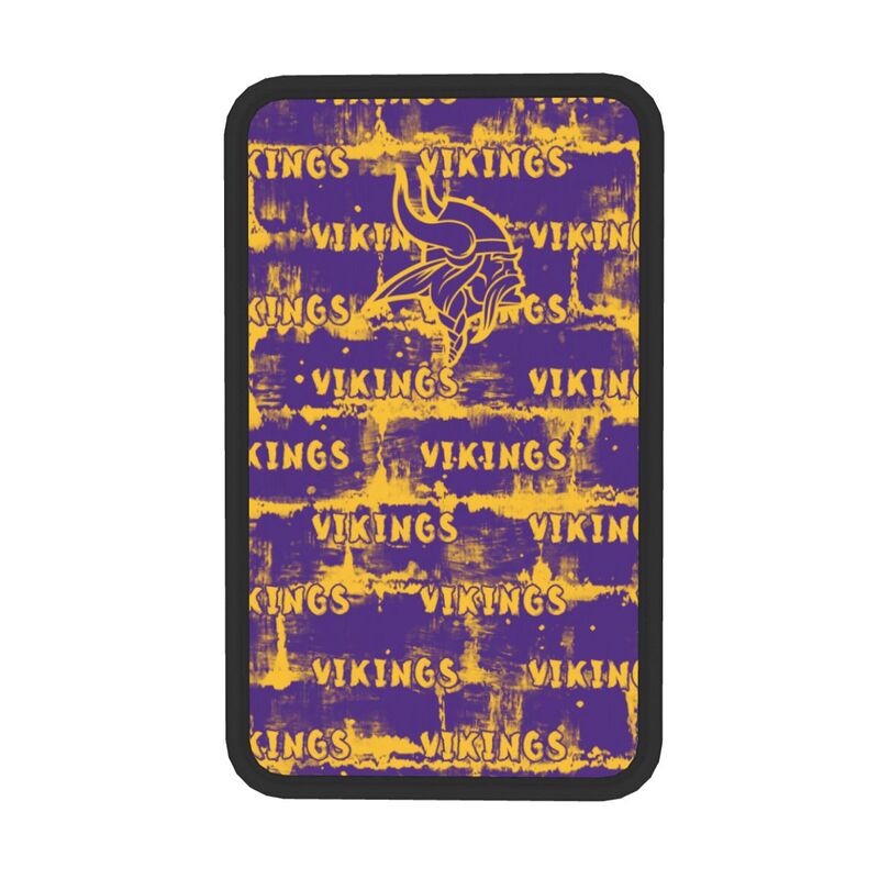 Minnesota Vikings print Car armrest box protective cover car center console armrest pad