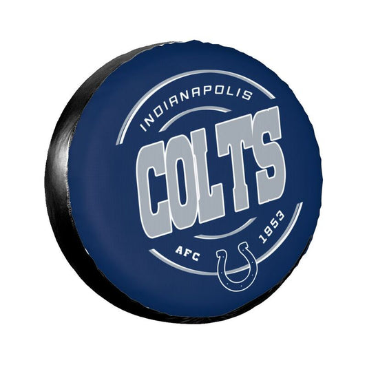 Indianapolis Colts Printing car tire protection cover car spare tire dust protection cover