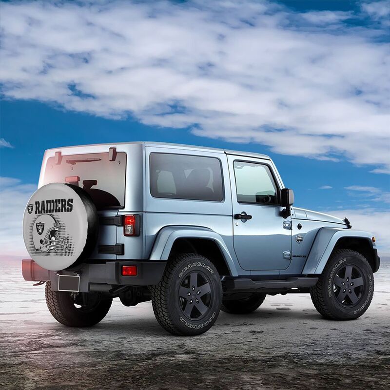 Las Vegas Raiders Printed tire protection cover car sun protection tire protection cover
