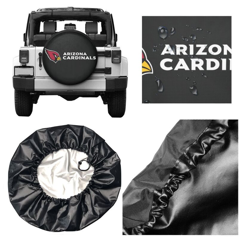 Arizona Cardinals Print tire protection covers car sunscreen tire protection covers