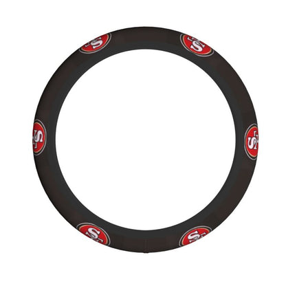 San Francisco 49ers 2 Printed breathable elastic steering wheel anti slip cover