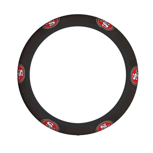 San Francisco 49ers 2 Printed breathable elastic steering wheel anti slip cover