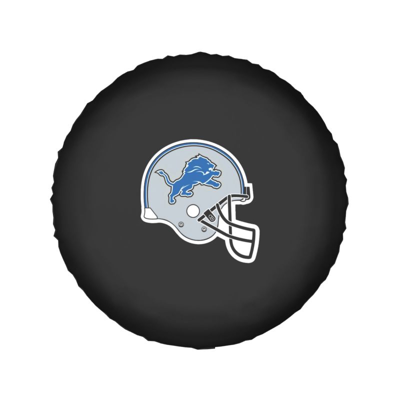 Detroit Lions 2 Car tire protective cover waterproof and dustproof tire cover