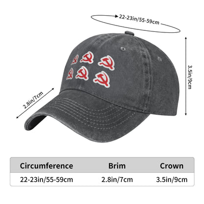 Hammer And Sickle X6 Printed unisex baseball cap outdoor hats adjustable cap trucker gift hat