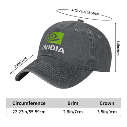 Nvidia Logo Printed unisex baseball cap outdoor hats adjustable cap trucker gift hat