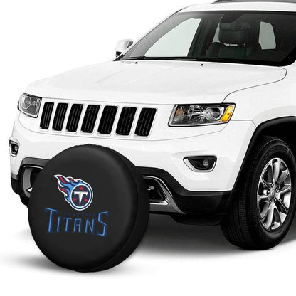 Tennessee Titans 2 Car tire protective cover waterproof and dustproof tire cover
