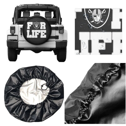 Las Vegas Raiders Printing tire protection cover car spare tire dust protection cover