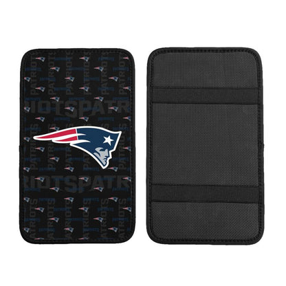 New England Patriots 2 printed Car handrail cushion Personalized car armrest cover