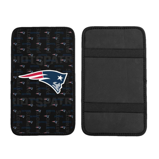 New England Patriots 2 printed Car handrail cushion Personalized car armrest cover
