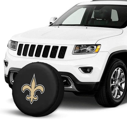 New Orleans Saints Car tire protective cover waterproof and dustproof tire cover
