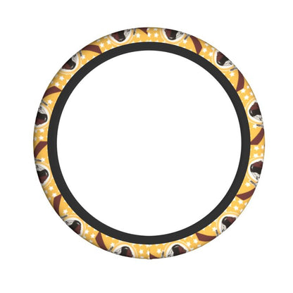 Washington Redskins Printed elastic steering wheel cover car steering wheel protective cover