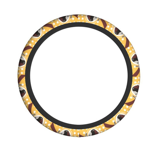 Washington Redskins Printed elastic steering wheel cover car steering wheel protective cover