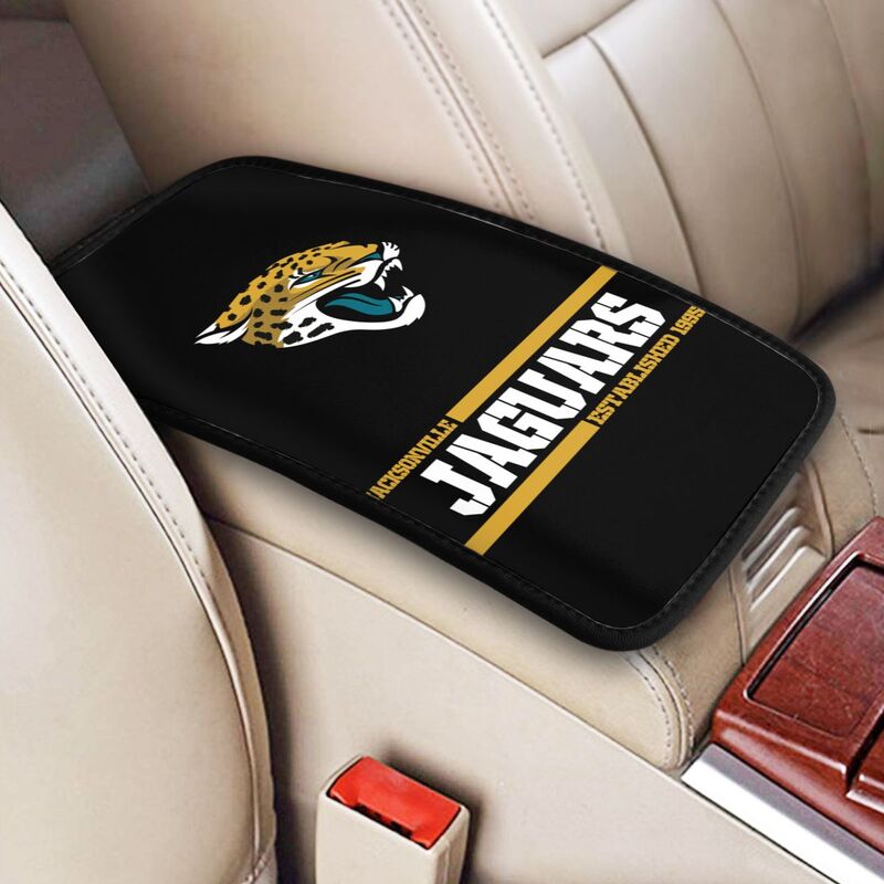 Jacksonville Jaguars Printed car armrest box pad Protective pad