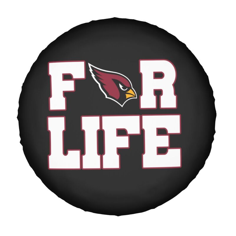 Arizona Cardinals Printing tire protection cover car spare tire dust protection cover