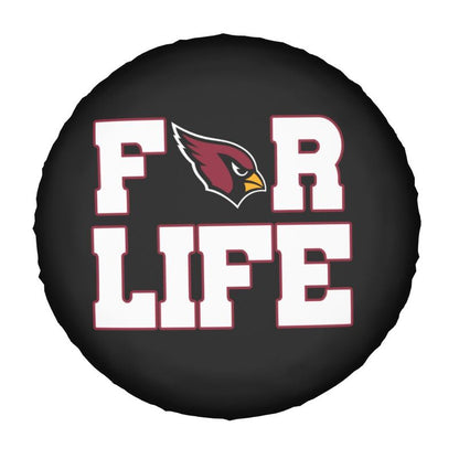 Arizona Cardinals Printing tire protection cover car spare tire dust protection cover