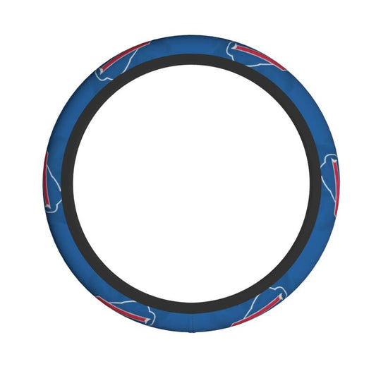 Buffalo Bills 1 Printed breathable elastic steering wheel anti slip cover