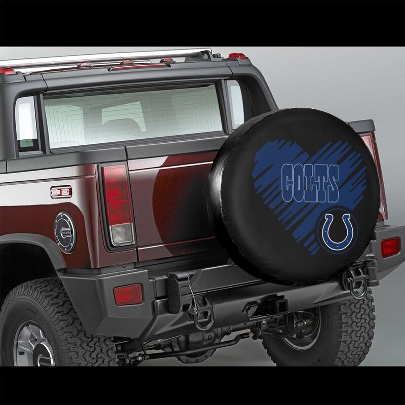 Indianapolis Colts Printed car spare tire dust protection cover tire protection cover