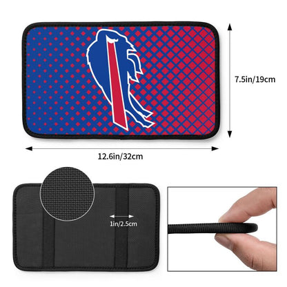 Buffalo Bills Car handrail box cushion Personalized printed car armrest cover