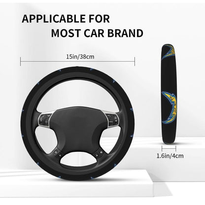 San Diego Chargers 1 Printed breathable elastic steering wheel cover anti slip cover