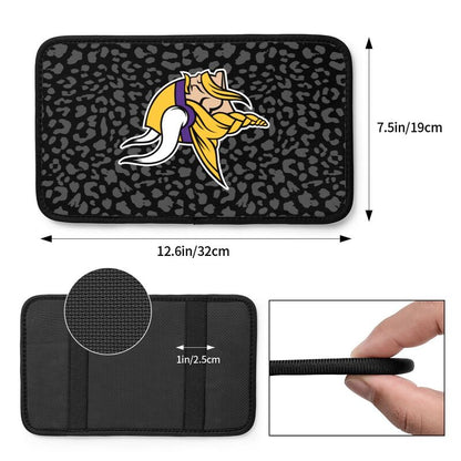 Minnesota Vikings printed Car handrail box cushion Personalized car armrest cover