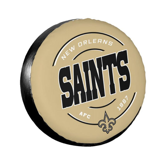 New Orleans Saints Printing car tire protection cover car spare tire dust protection cover