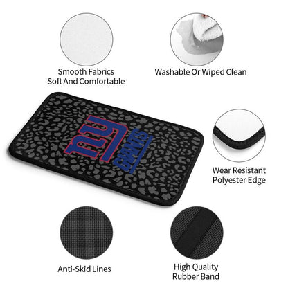 New York Giants 2 printed Car handrail box cushion Personalized car armrest cover