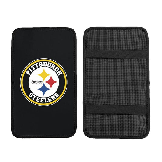 Car armrest box pad Pittsburgh Steelers 6 Printed central armrest box pad protective pad