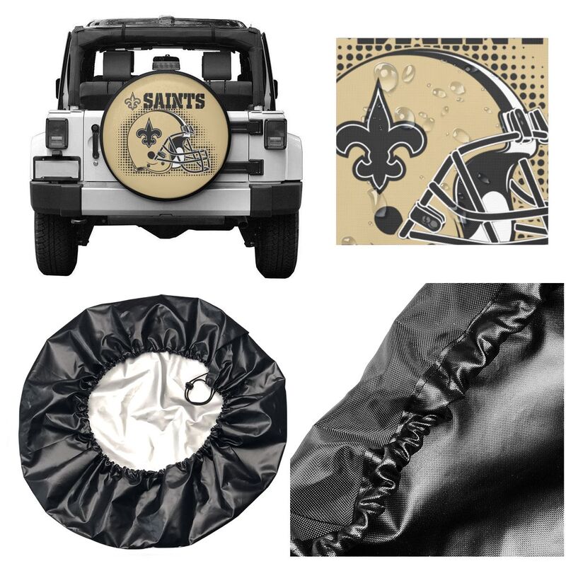 New Orleans Saints Printed tire protection cover car sun protection tire protection cover