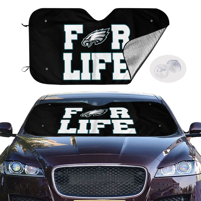 Philadelphia Eagles 4 Printed car windshield sunshade (multi size)  front windshield sunshade