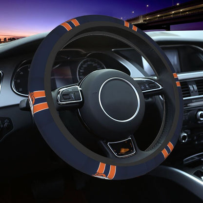Denver Broncos Printed elastic steering wheel cover car steering wheel protective cover