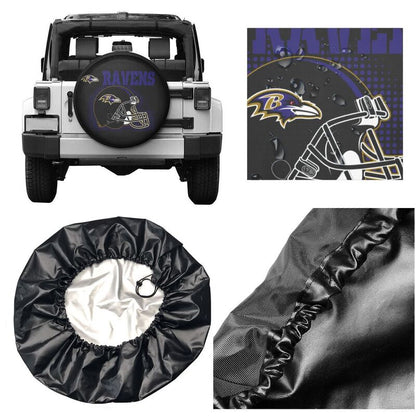 Baltimore Ravens Printed tire protection cover car sun protection tire protection cover