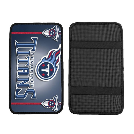 Car armrest box pad Tennessee Titans2 Printed central armrest box pad anti slip pad