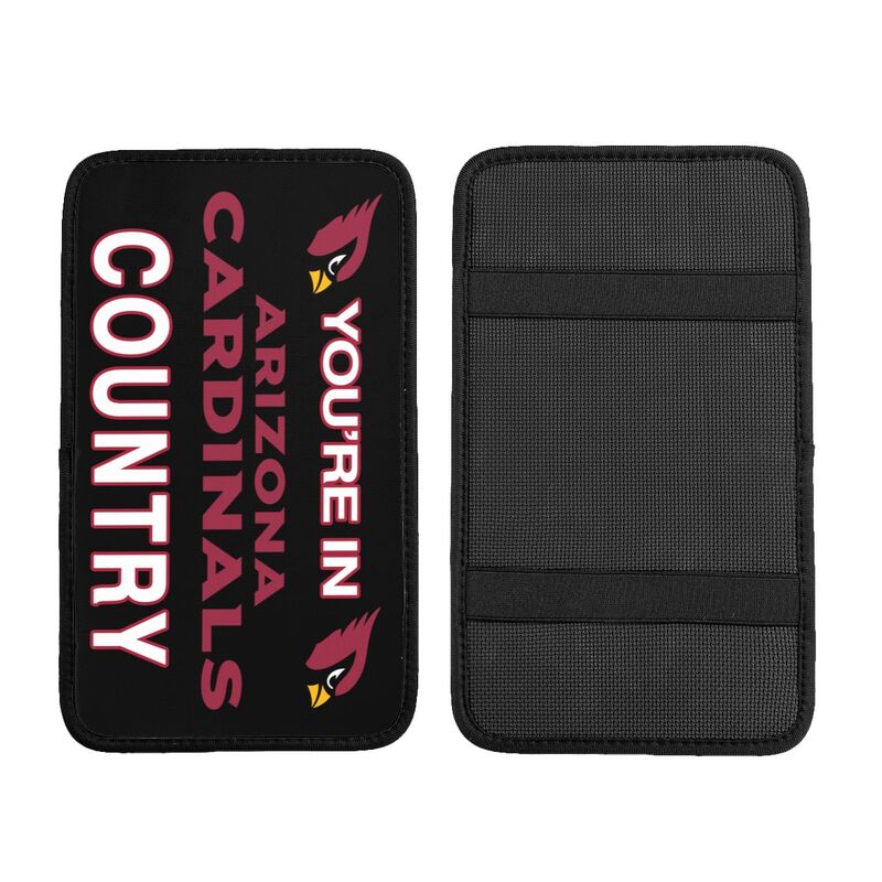 Arizona Cardinals Printed car armrest box pad elbow support pad