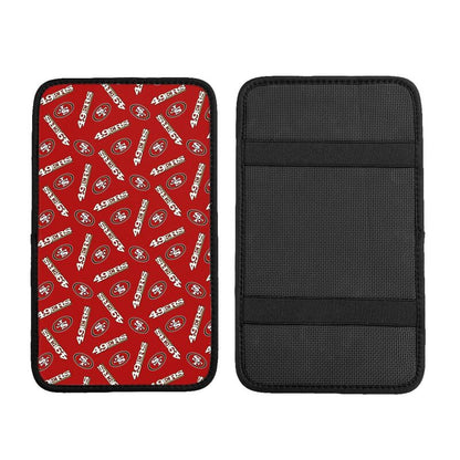 San Francisco 49ers 2  Printed armrest protective cover car armrest box cushion