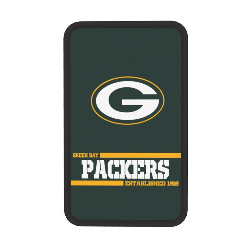 Green Bay Packers Printed car armrest box pad Protective pad