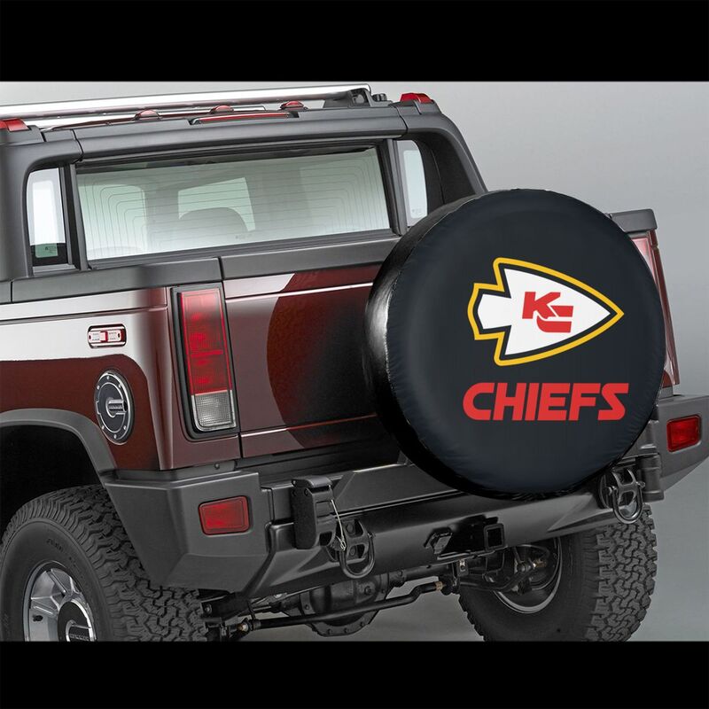 Kansas City Chiefs 6 Printing tire protection cover car sun protection tire protection covers