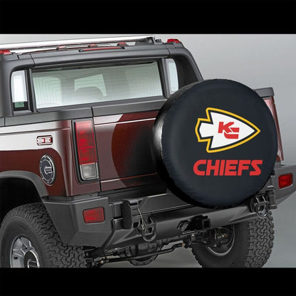 Kansas City Chiefs 6 Printing tire protection cover car sun protection tire protection covers