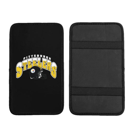 Car armrest box pad Pittsburgh Steelers 4 Printed central armrest box pad protective pad
