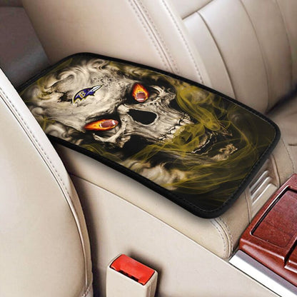 Baltimore Ravens Printed car armrest box pad elbow support anti slip pad