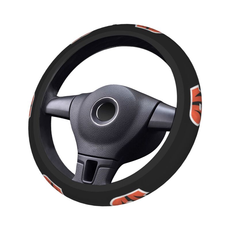 Cincinnati Bengals 2 Printed breathable elastic steering wheel anti slip cover