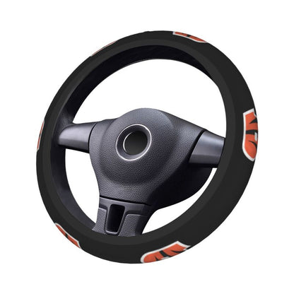 Cincinnati Bengals 2 Printed breathable elastic steering wheel anti slip cover