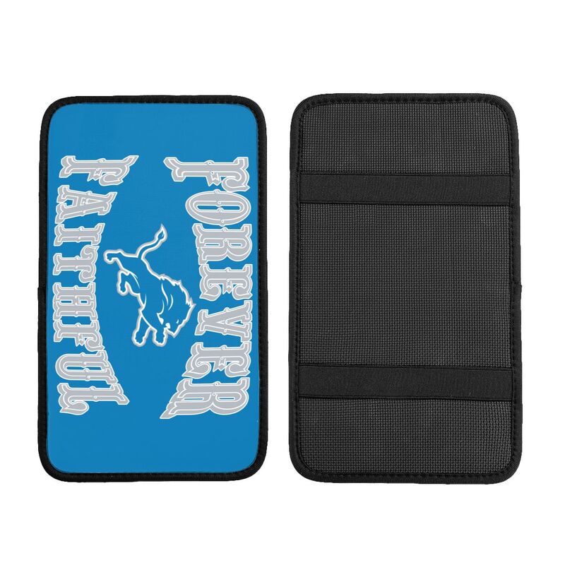 Detroit Lions Print car armrest box cover armrest protective cover