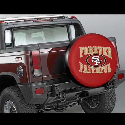 San Francisco 49ers Printing car spare tire dust protection cover tire protection cover