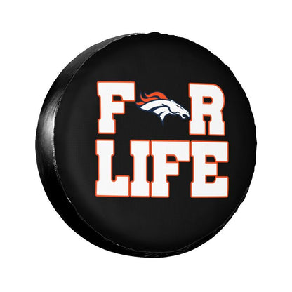 Denver Broncos Printing tire protection cover car spare tire dust protection cover