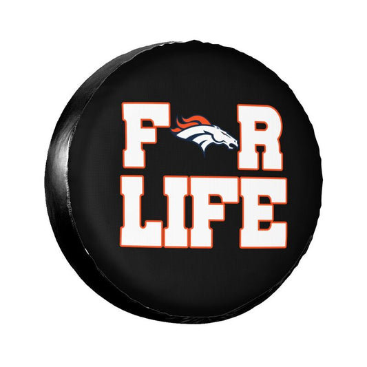 Denver Broncos Printing tire protection cover car spare tire dust protection cover