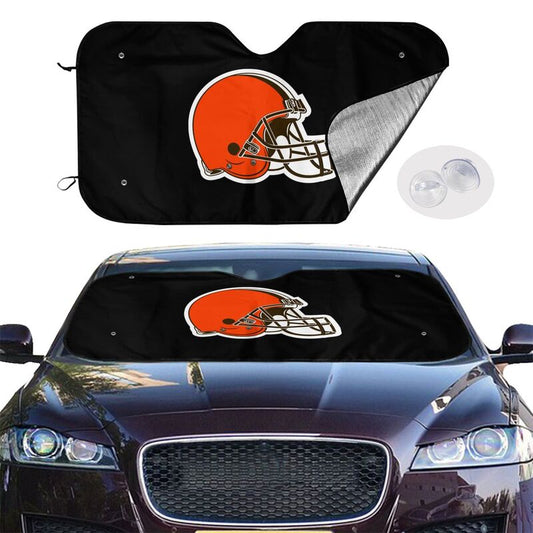 Cleveland Browns Printed car windshield sunshade (multi size)  front windshield sunshade