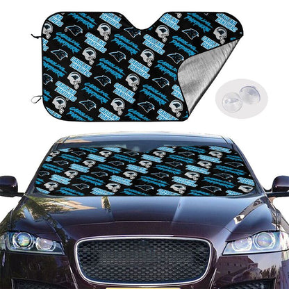 Carolina Panthers Printed suitable for front Car windshield sunshades Car windshield sunshades